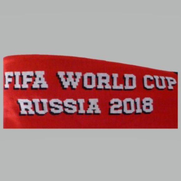 FIFA 2018 World Cup Scarf with Fringe - Picture 5 of 5